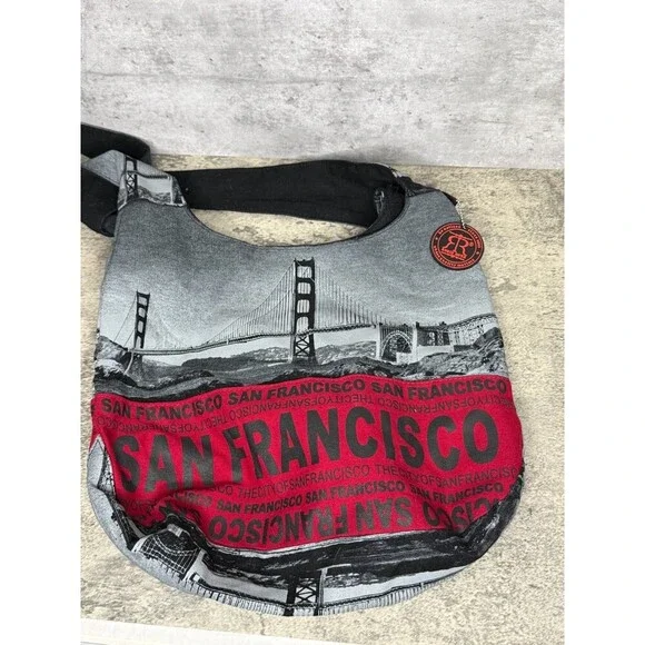 Robin Ruth San Francisco Crossbody Hobo Tote Sling Bag - Picture 1 of 10